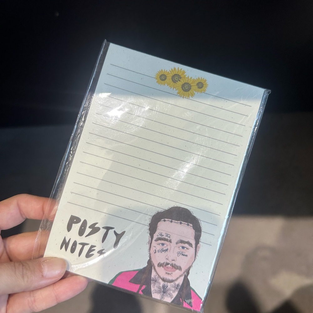 Posty Notes with Sunflower Design